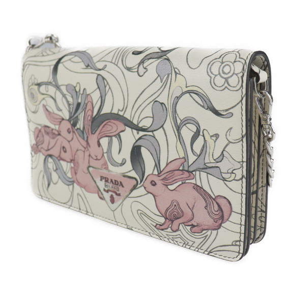Prada Bag PORTAFOGLIO BORSA Shoulder Ivory - Picture 1 of 9